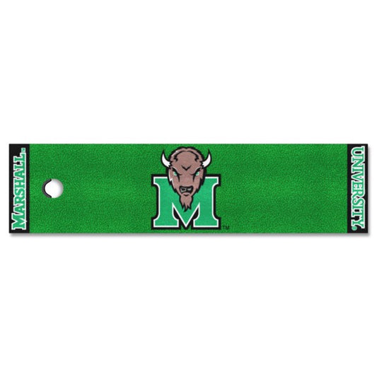 Marshall Thundering Herd Green Putting Mat by Fanmats