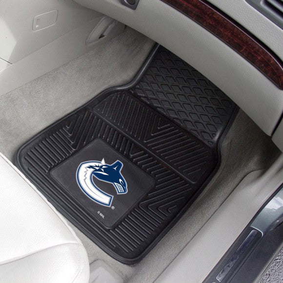 Vancouver Canucks 2-pc Vinyl Car Mat Set by Fanmats