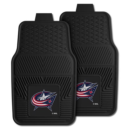 Columbus Blue Jackets 2-pc Vinyl Car Mat Set by Fanmats