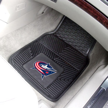 Columbus Blue Jackets 2-pc Vinyl Car Mat Set by Fanmats