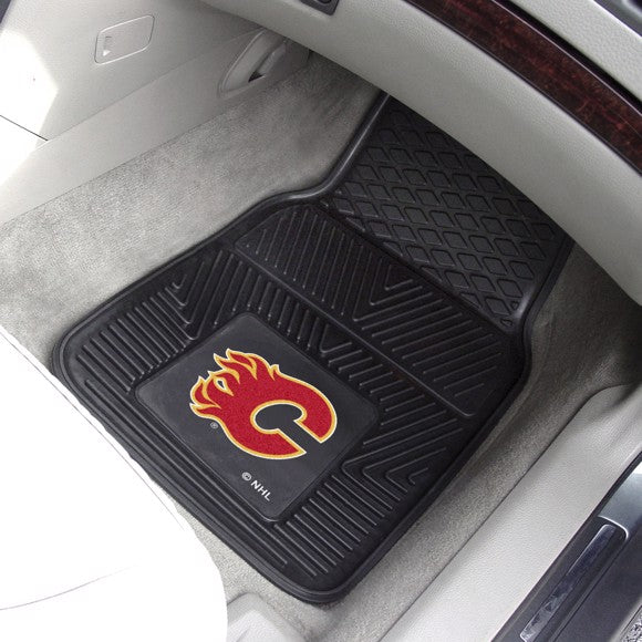 Calgary Flames 2-pc Vinyl Car Mat Set by Fanmats