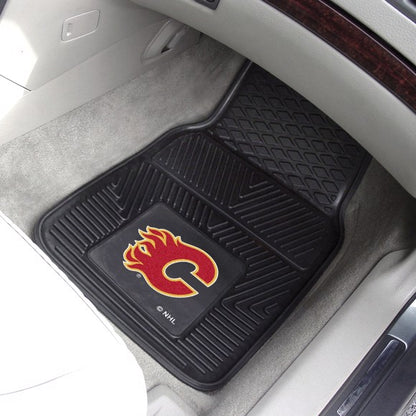 Calgary Flames 2-pc Vinyl Car Mat Set by Fanmats