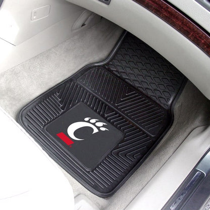 Cincinnati Bearcats 2-pc Vinyl Car Mat Set by Fanmats