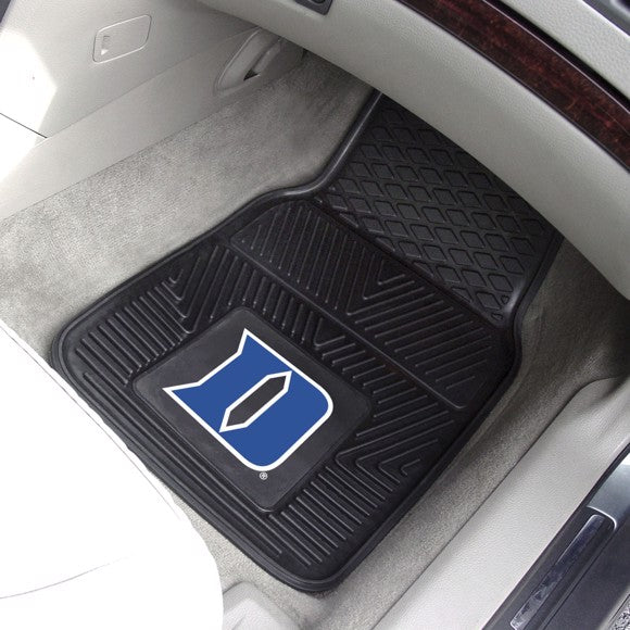 Duke Blue Devils 2-pc Vinyl Car Mat Set by Fanmats