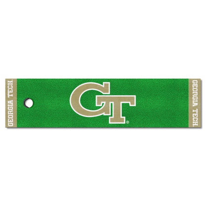 Georgia Tech Yellow Jackets Green Putting Mat by Fanmats