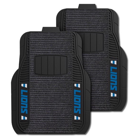 Detroit Lions 2-pc Deluxe Car Mat Set by Fanmats