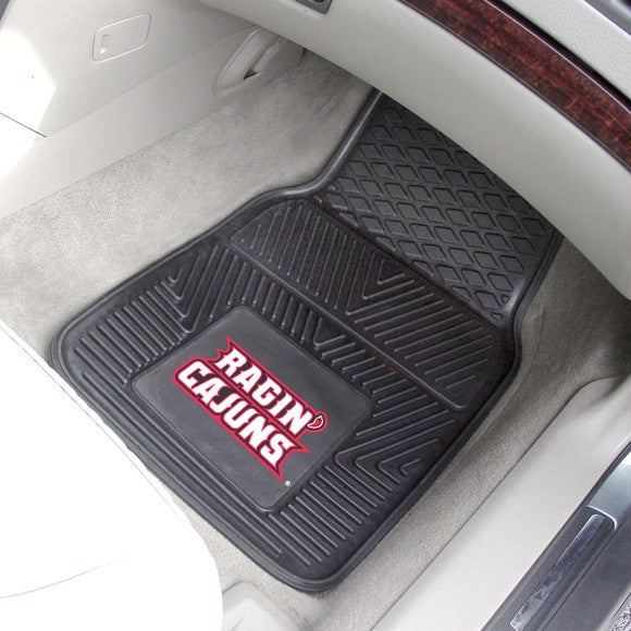 Louisiana-Lafayette Ragin' Cajuns 2-pc Vinyl Car Mat Set by Fanmats