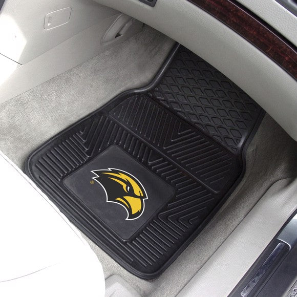 Southern Miss Golden Eagles 2-pc Vinyl Car Mat Set by Fanmats