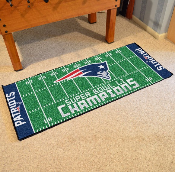 New England Patriots Super Bowl LI Champions Football Field Runner / Mat by Fanmats