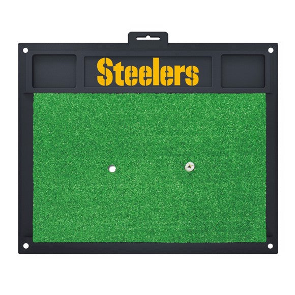 Pittsburgh Steelers Wordmark Golf Hitting Mat by Fanmats