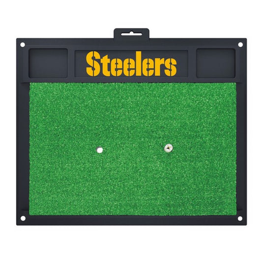 Pittsburgh Steelers Wordmark Golf Hitting Mat by Fanmats
