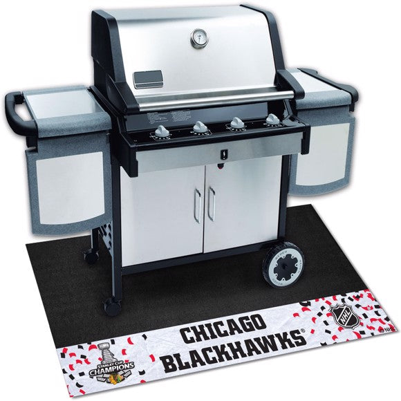 Chicago Blackhawks 2015 Stanley Cup Champions Grill Mat by Fanmats