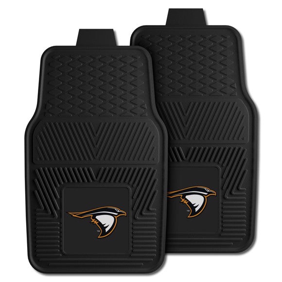 Anderson (IN) Ravens NCAA Car Mat Set: Universal Size, Heavy-Duty Vinyl, Dirt-Scraping Ribs, 3-D Team Logo, Officially Licensed