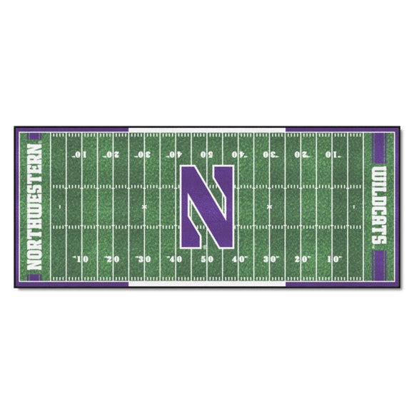 Northwestern Wildcats Football Field Runner / Mat by Fanmats