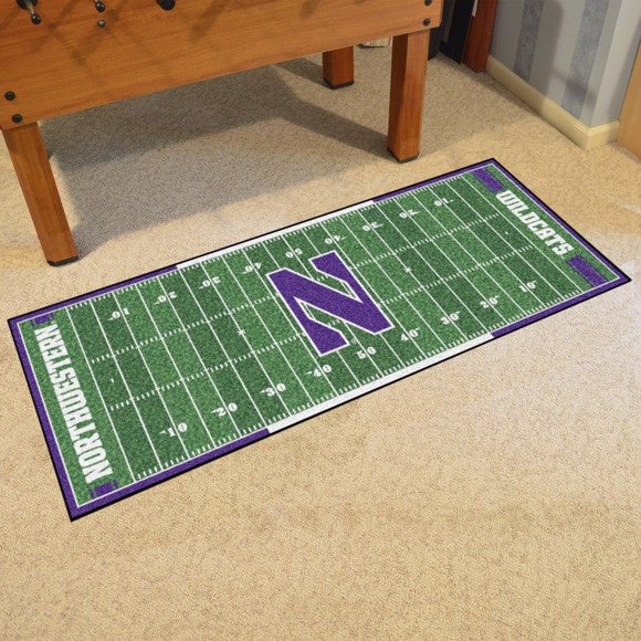 Northwestern Wildcats Football Field Runner / Mat by Fanmats