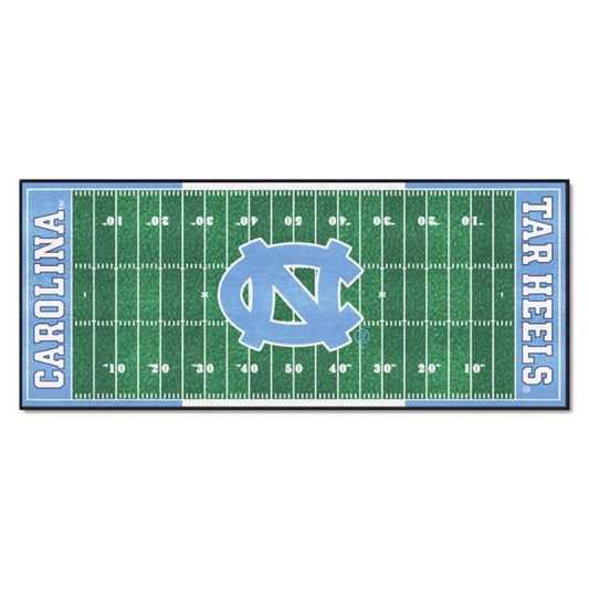 North Carolina Tar Heels 30" x 72" Football Field Runner / Mat by Fanmats