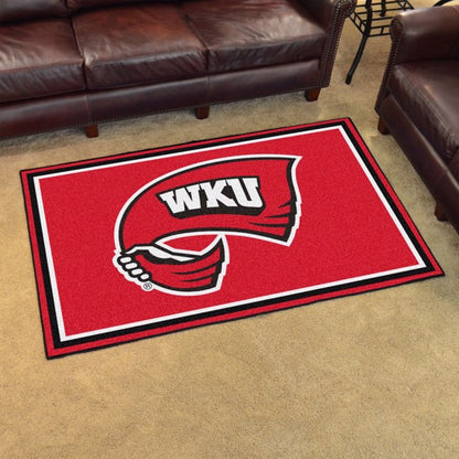 Western Kentucky Hilltoppers 4x6 Plush Area Rug