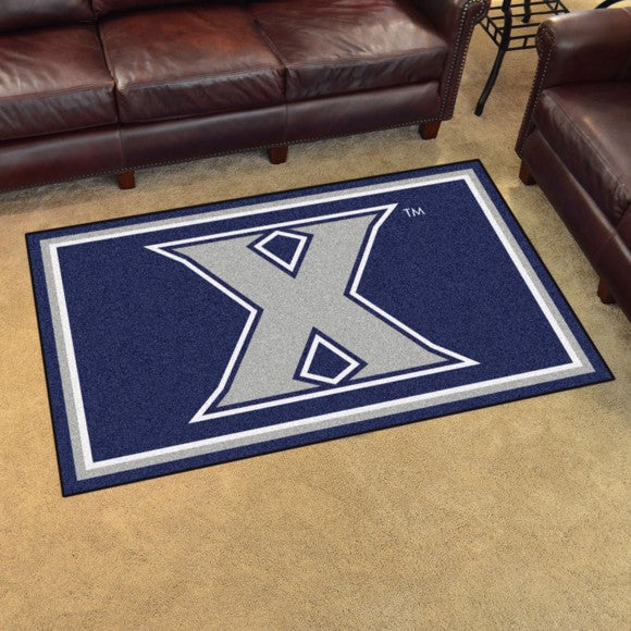 Xavier Musketeers 4x6 Plush Area Rug