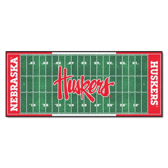 Nebraska Cornhuskers Alternate Football Field Runner / Mat by Fanmats
