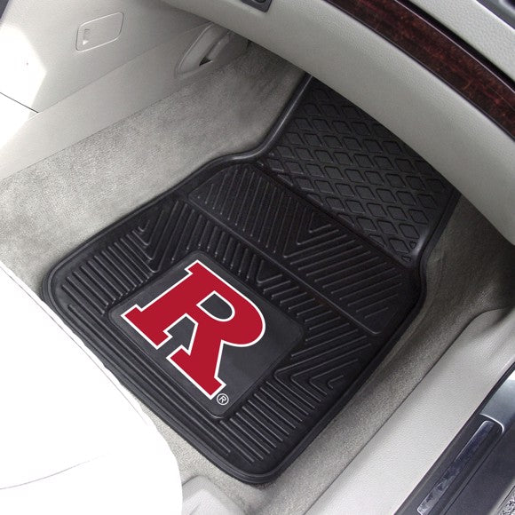 Rutgers Scarlett Knights 2-pc Vinyl Car Mat Set by Fanmats