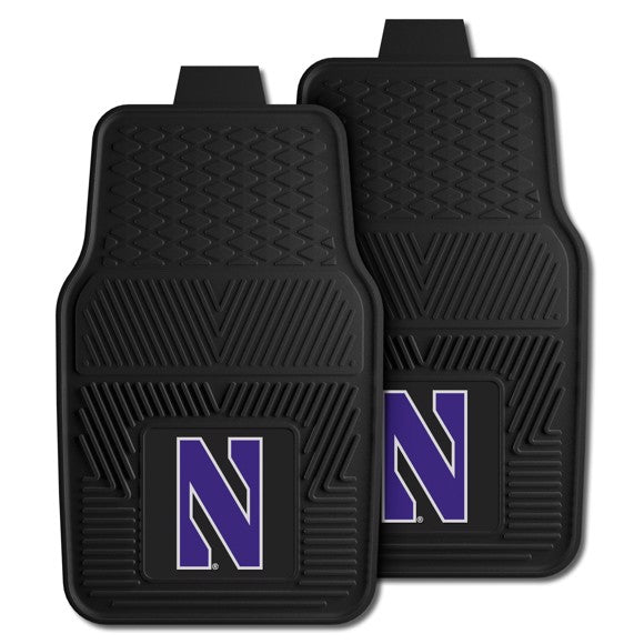 Northwestern Wildcats 2-pc Vinyl Car Mat Set by Fanmats