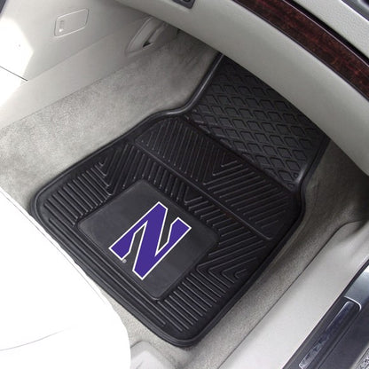 Northwestern Wildcats 2-pc Vinyl Car Mat Set by Fanmats