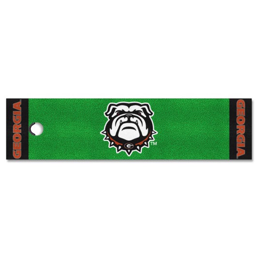 Georgia Bulldogs Logo Green Putting Mat by Fanmats
