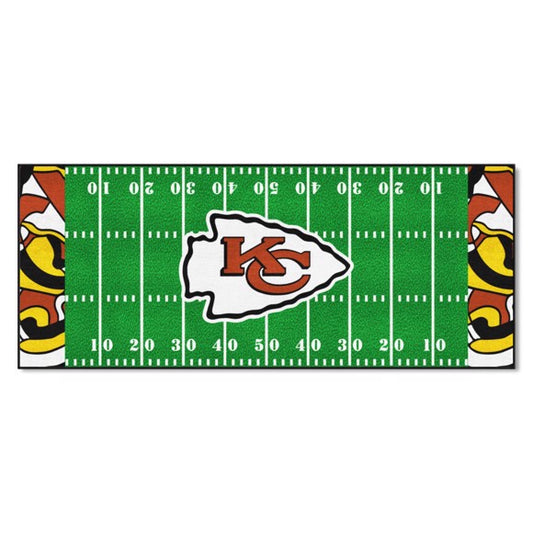 Kansas City Chiefs Alternate Football Field Runner / Mat by Fanmats