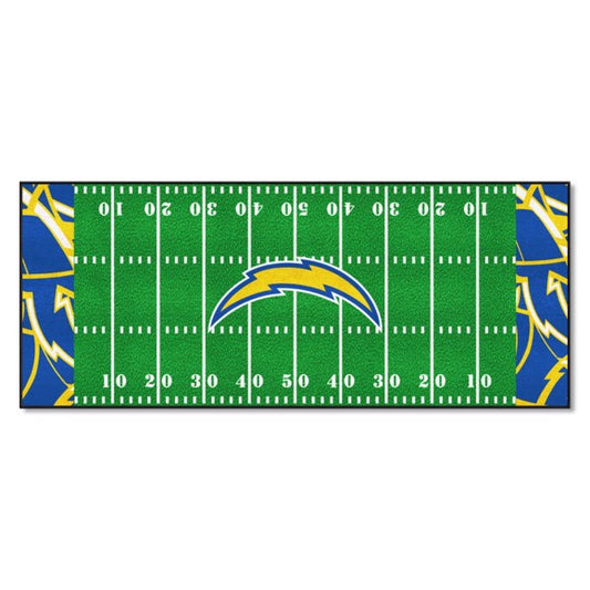 Los Angeles Chargers Alternate 30" x 72" Football Field Runner / Mat by Fanmats