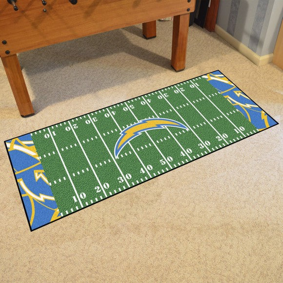 Los Angeles Chargers Alternate Football Field Runner / Mat by Fanmats