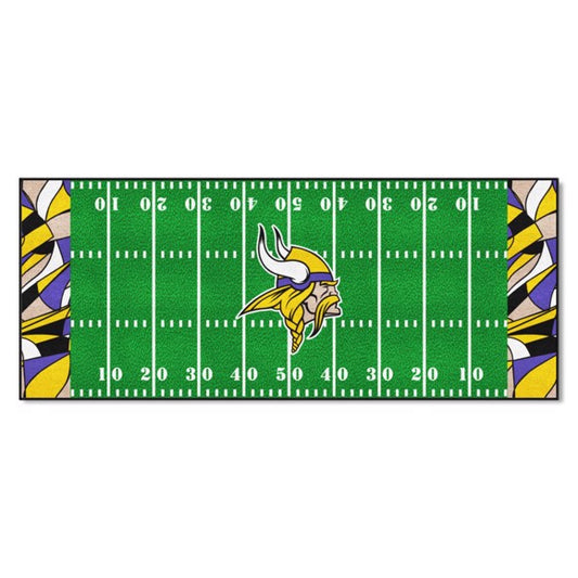 Minnesota Vikings Alternate Football Field Runner / Mat by Fanmats