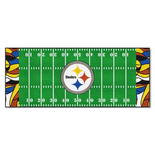 Pittsburgh Steelers Alternate Football Field Runner / Mat by Fanmats