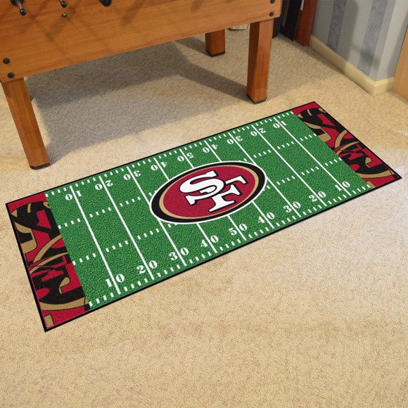 San Francisco 49ers Alternate Football Field Runner / Mat by Fanmats