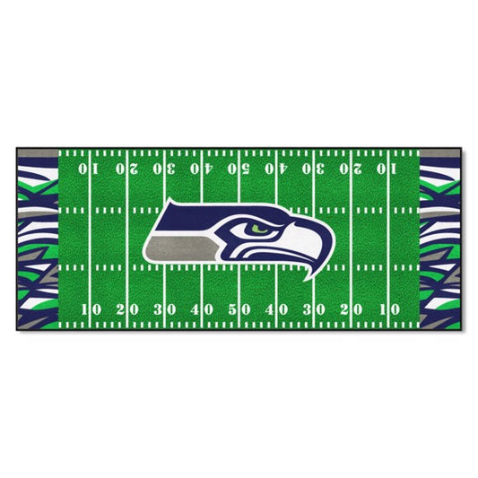 Seattle Seahawks Alternate Football Field Runner / Mat by Fanmats