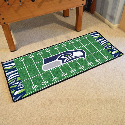 Seattle Seahawks Alternate Football Field Runner / Mat by Fanmats