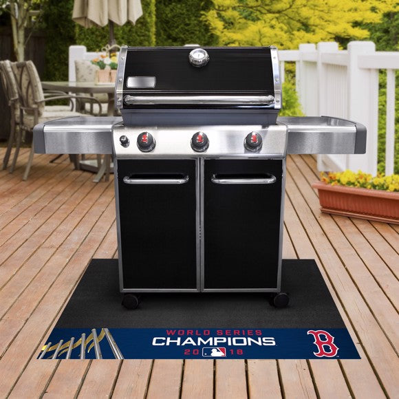 Boston Red Sox 2018 World Series Champs 26" x 42" Grill Mat by Fanmats
