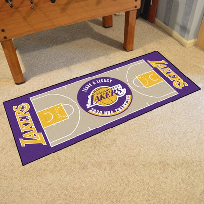 Los Angeles Lakers 2020 NBA Champs Large Court Runner / Mat by Fanmats