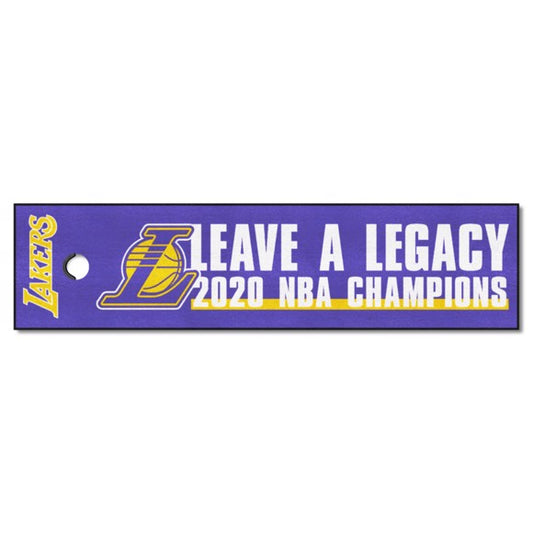 Los Angeles Lakers 2020 NBA Champs Green Putting Mat by Fanmats