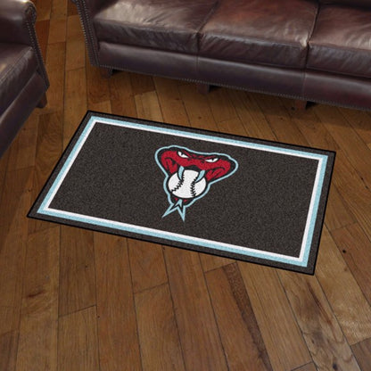 Arizona Diamondbacks Logo 3ft. x 5ft. Plush Area Rug - by Fanmats