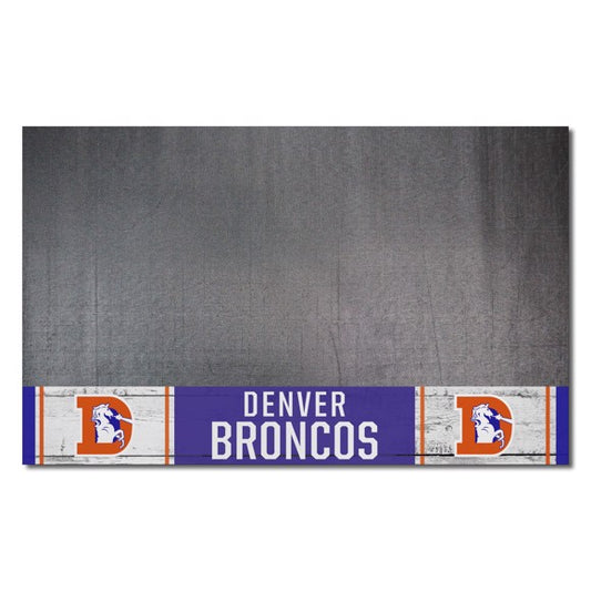 Denver Broncos Retro Grill Mat by Fanmats