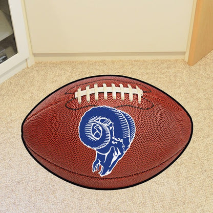 Los Angeles Rams Retro Football Rug / Mat by Fanmats