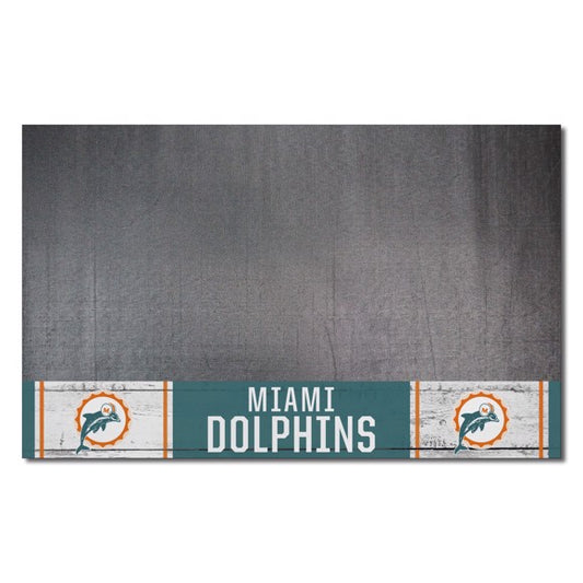 Miami Dolphins Retro Grill Mat by Fanmats