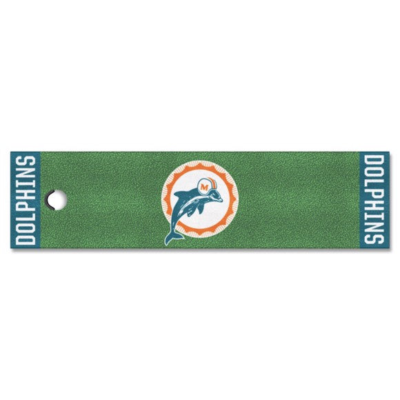 Miami Dolphins Green Retro Putting Mat by Fanmats