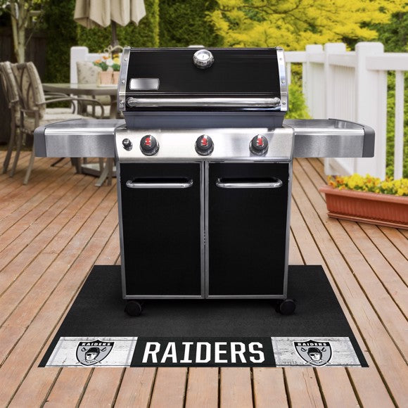 Las Vegas Raiders Retro Grill Mat by Fanmats