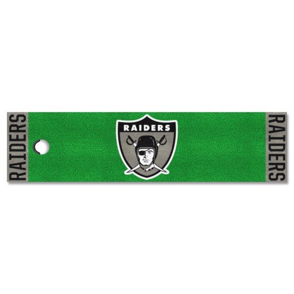 Las Vegas Raiders Retro Green Putting Mat by Fanmats