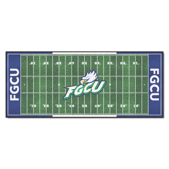 Florida Gulf Coast {FGCU} Eagles Football Field Runner Mat / Rug by Fanmats