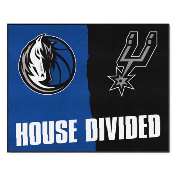 House Divided - Dallas Mavericks / San Antonio Spurs House Divided Mat by Fanmats