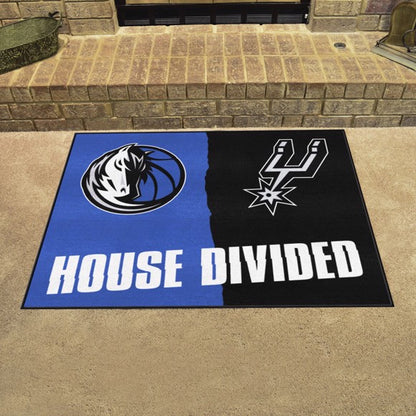 House Divided - Dallas Mavericks / San Antonio Spurs House Divided Mat by Fanmats