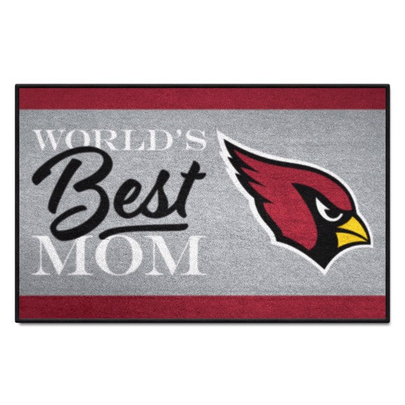 Arizona Cardinals World's Best Mom Starter Rug / Mat  by Fanmats