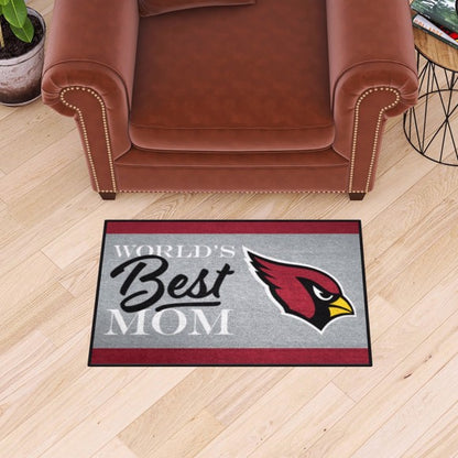 Arizona Cardinals World's Best Mom Starter Rug / Mat  by Fanmats